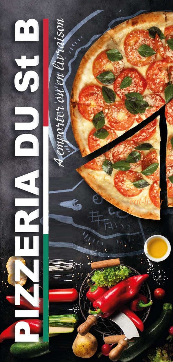Pizzeria du St B — carte page 1