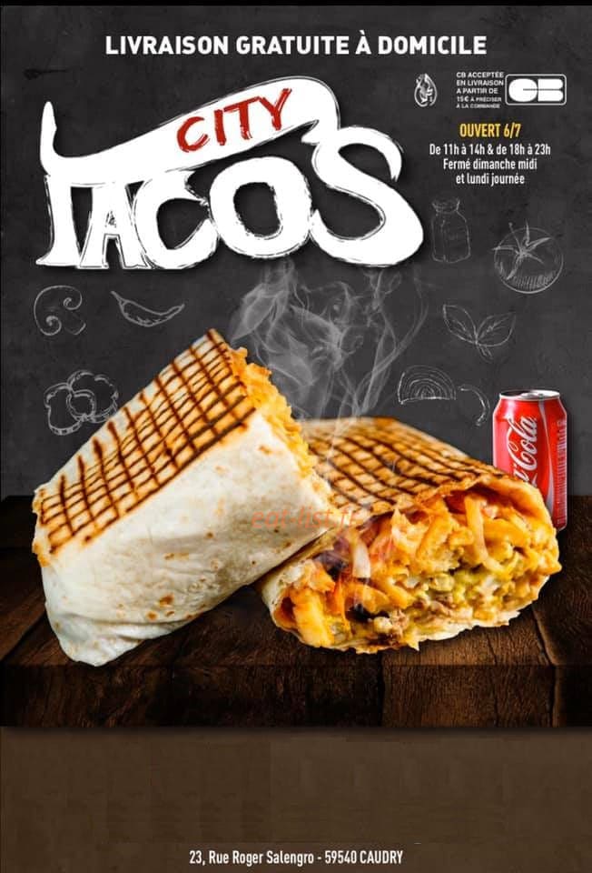 Tacos city — carte page 1