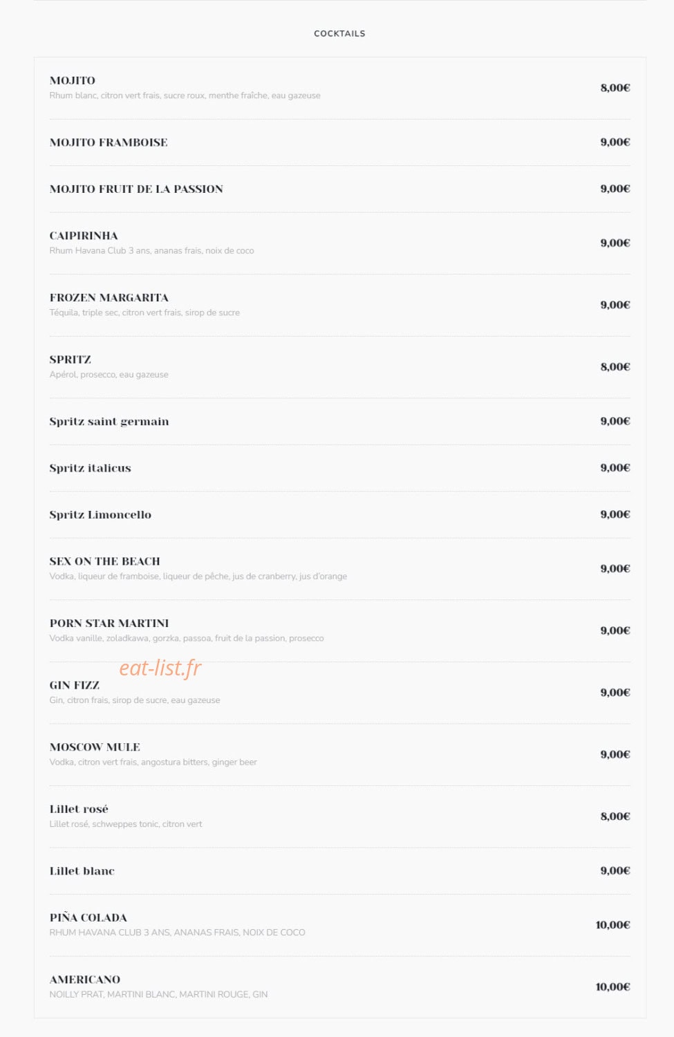 Les Roses Blanches — carte page 7