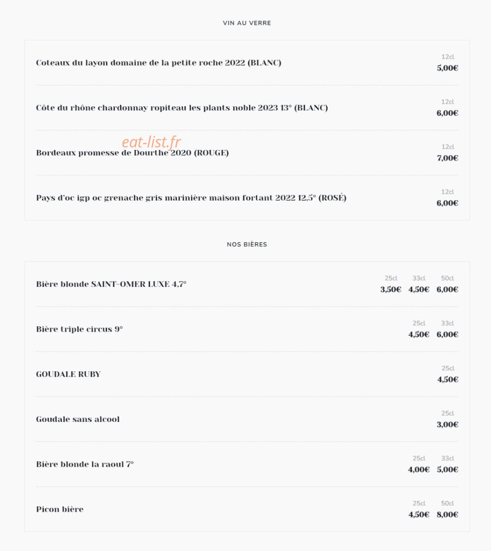 Les Roses Blanches — carte page 4