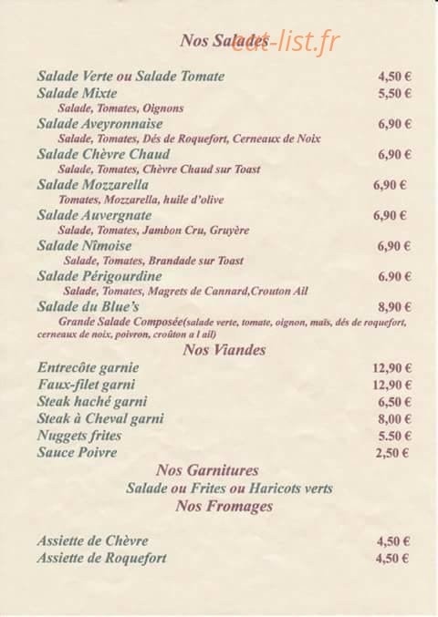 Diroma pizza — carte page 3