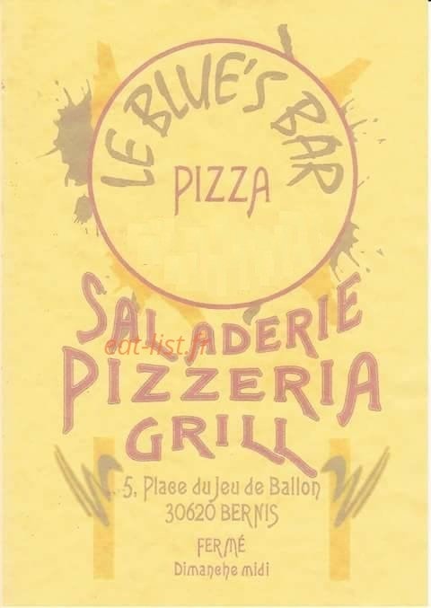 Diroma pizza — carte page 1