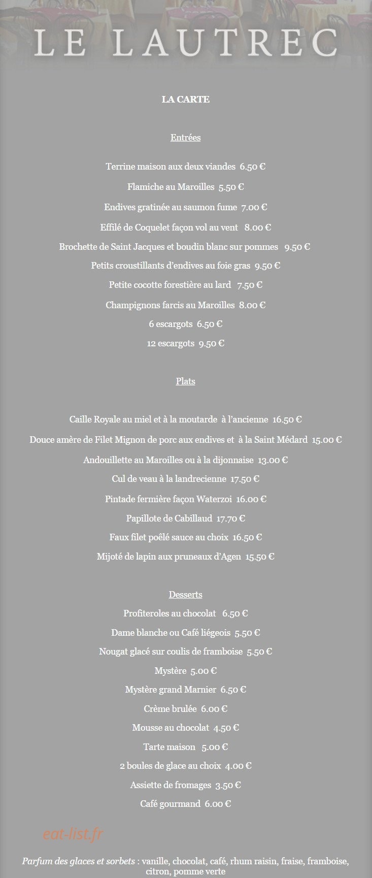 Le Lautrec — carte page 1