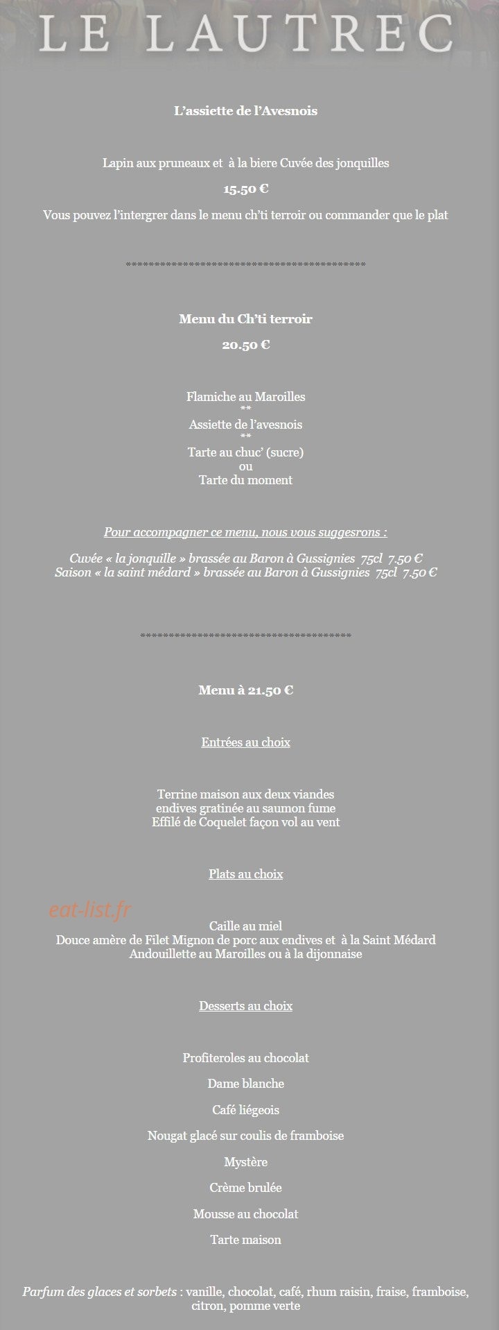 Le Lautrec — carte page 2