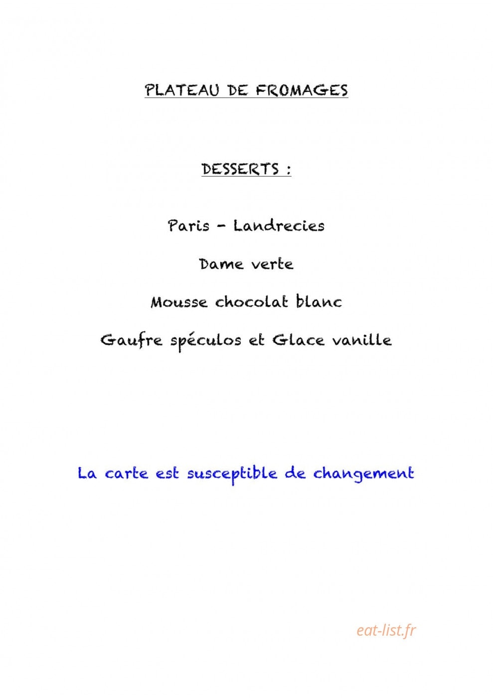 Les Charmilles de Mormal — carte page 2