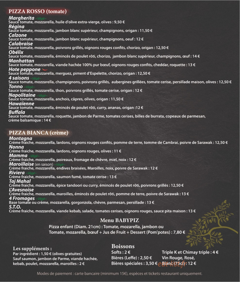 Da Gio — carte page 1