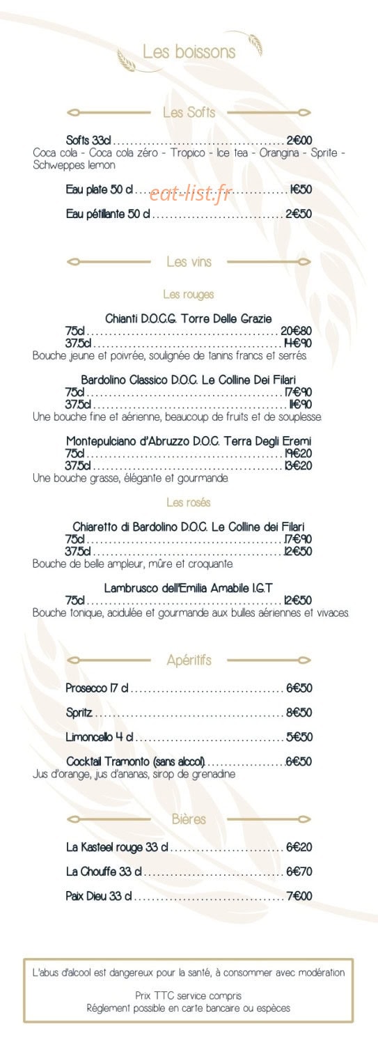 La Casa Des Papilles — carte page 2