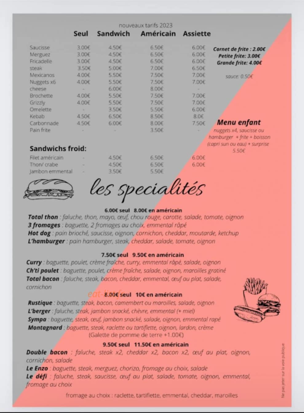 Chez Enzo et Math — carte page 1