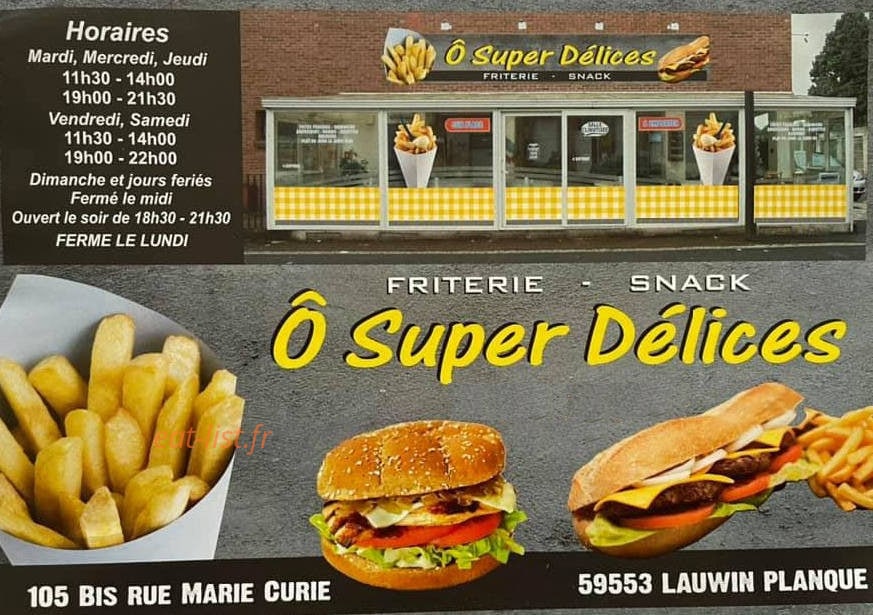 Ô Super Délice — carte page 1