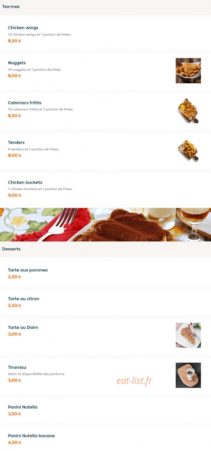 Allo Pizza — carte page 18