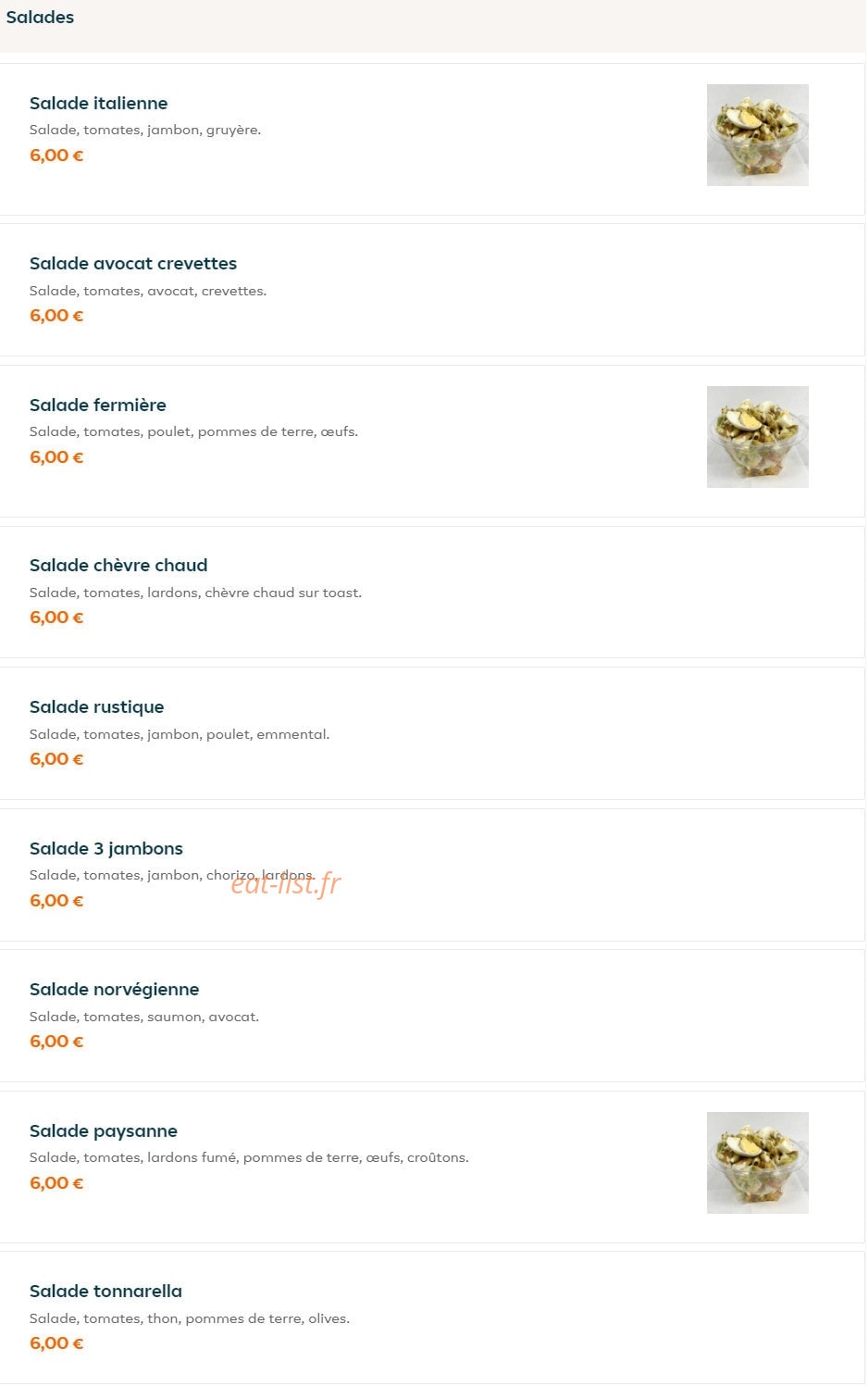 Allo Pizza — carte page 17