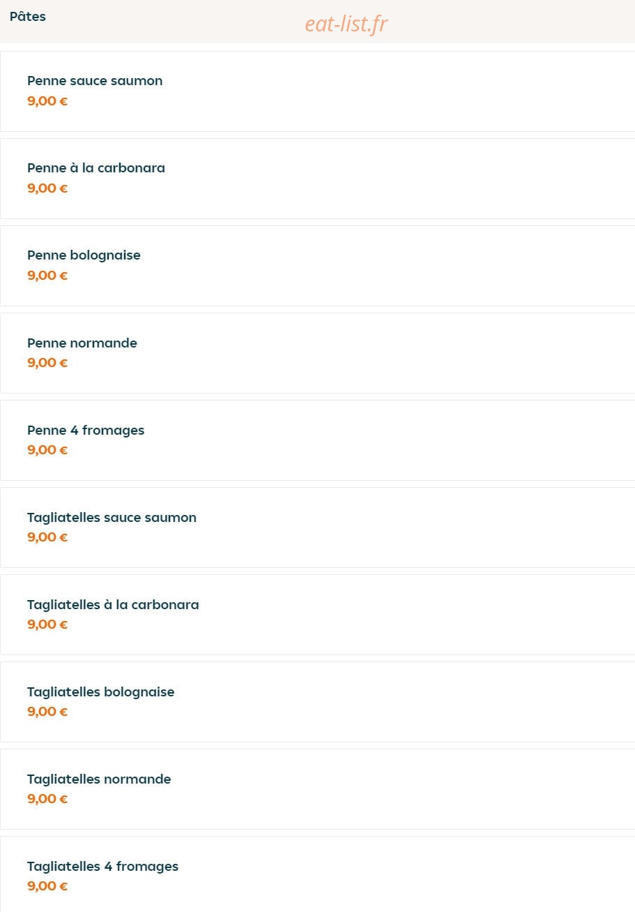 Allo Pizza — carte page 15