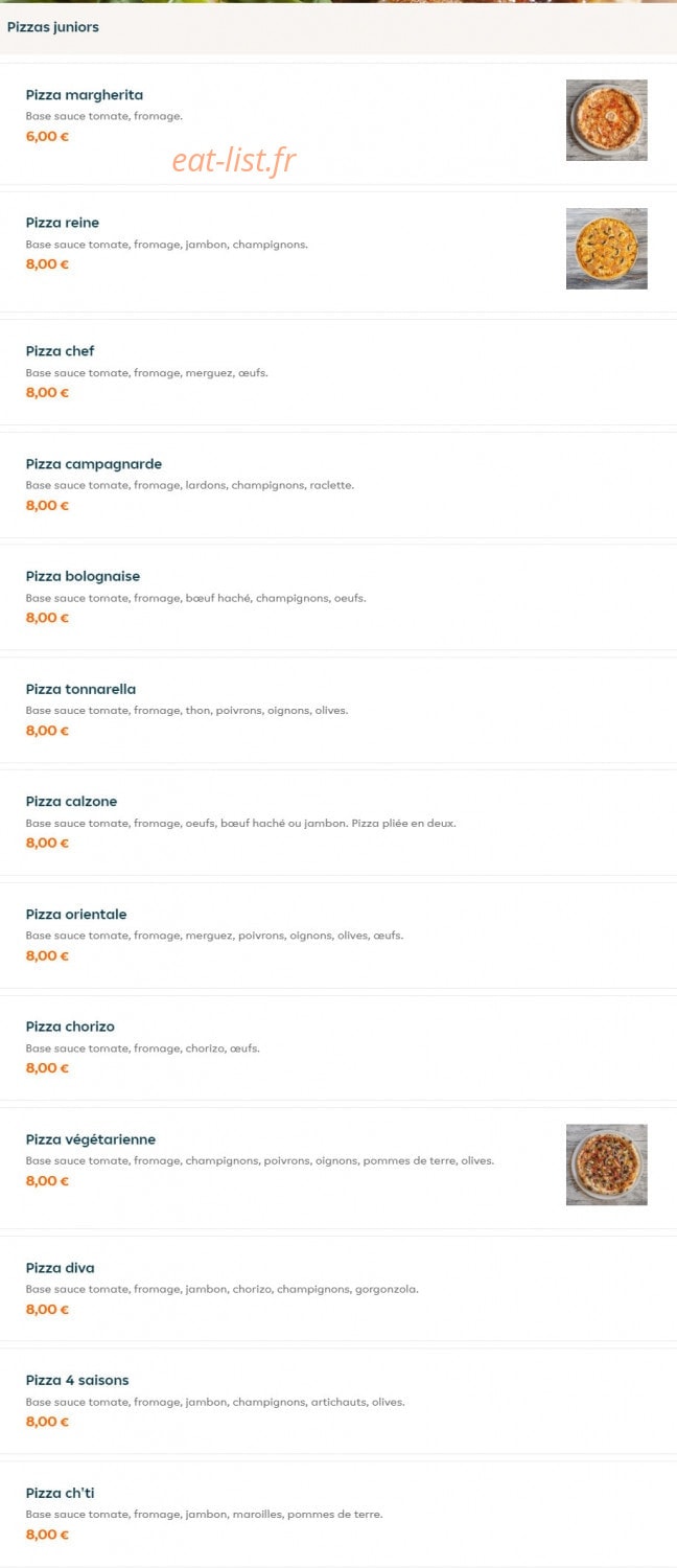 Allo Pizza — carte page 11