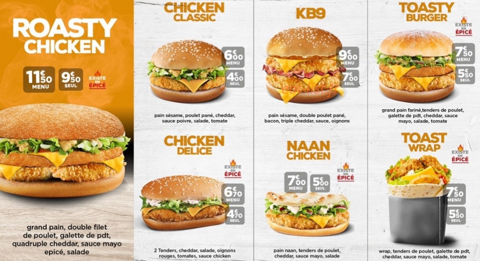 Best burger — carte page 2