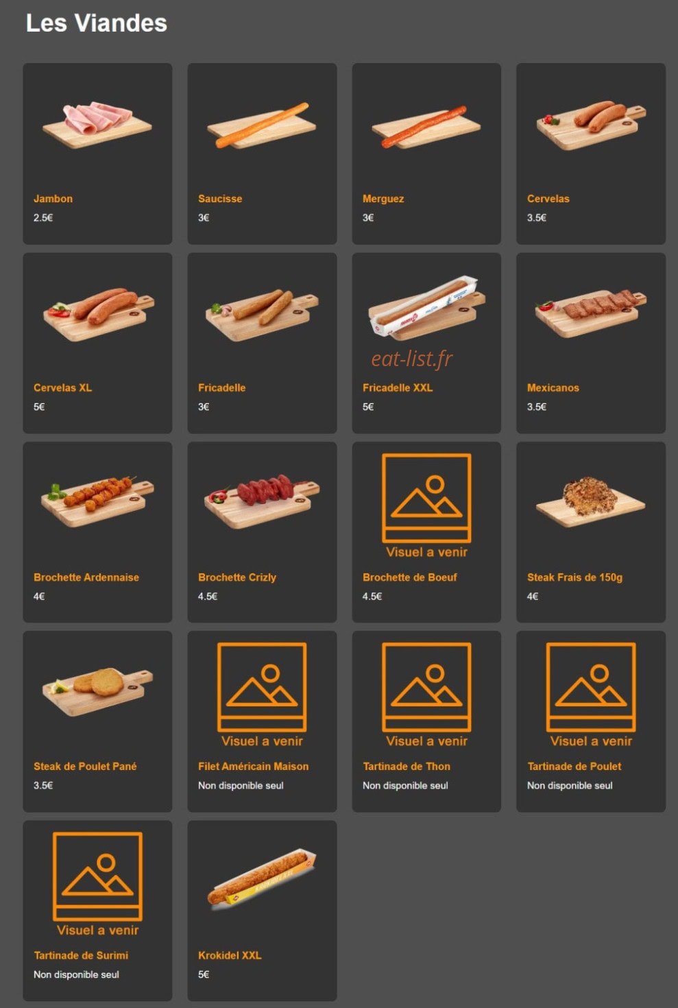 Burger Magic — carte page 7