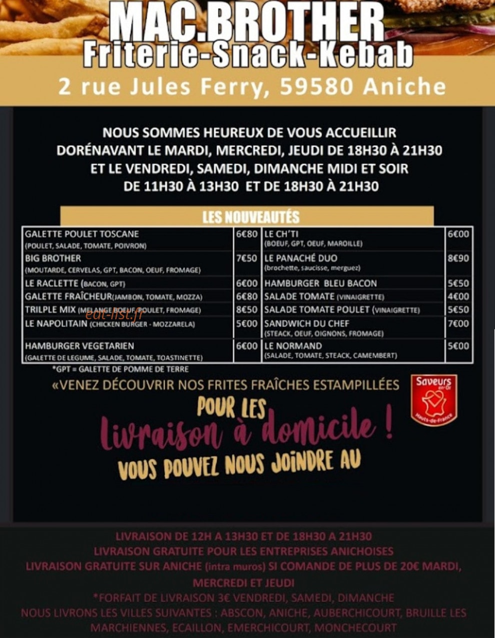 Mac Brother — carte page 1