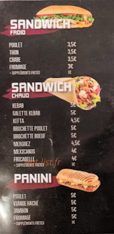 Crousty food — carte page 4