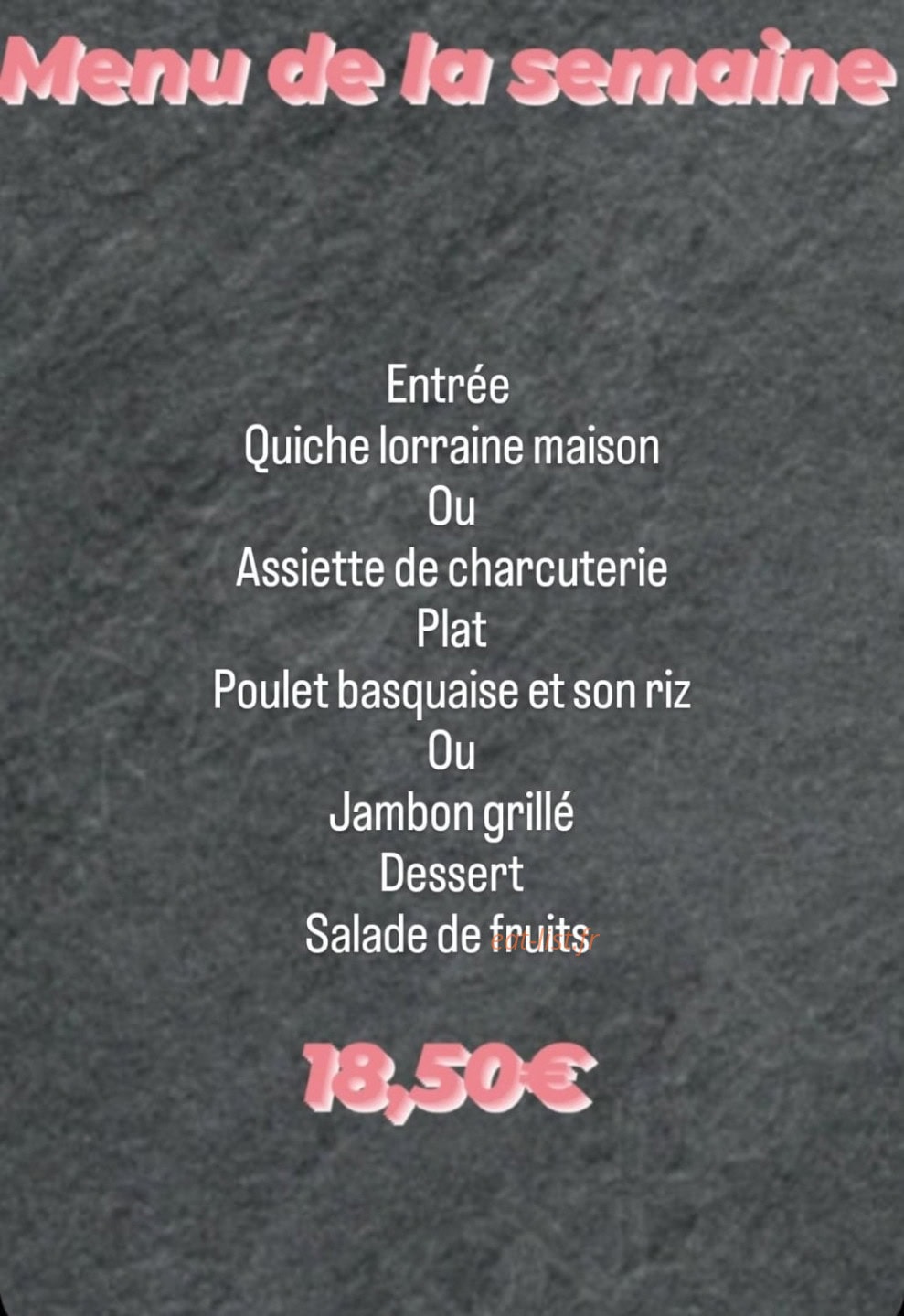 Au Vol Au Vent — carte page 1