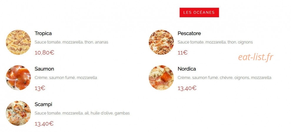 Delivery Pizza — carte page 4