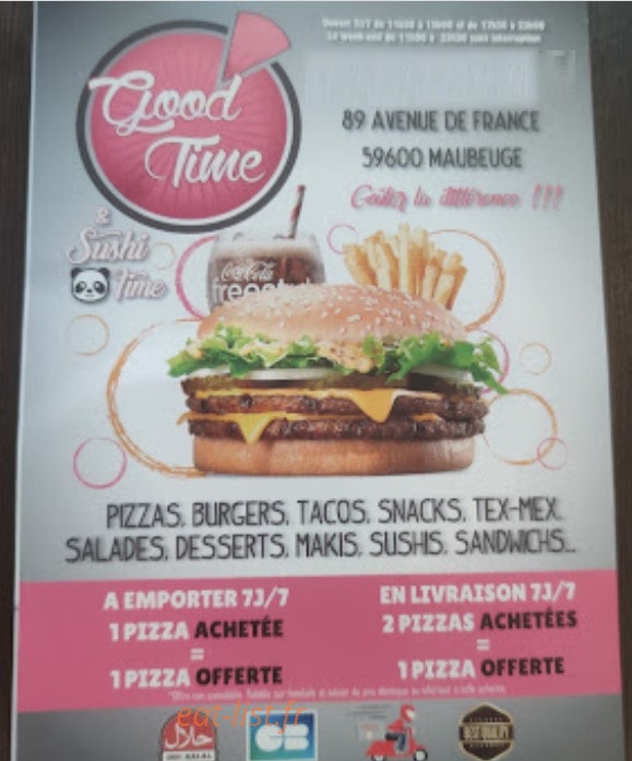 Good Time — carte page 1