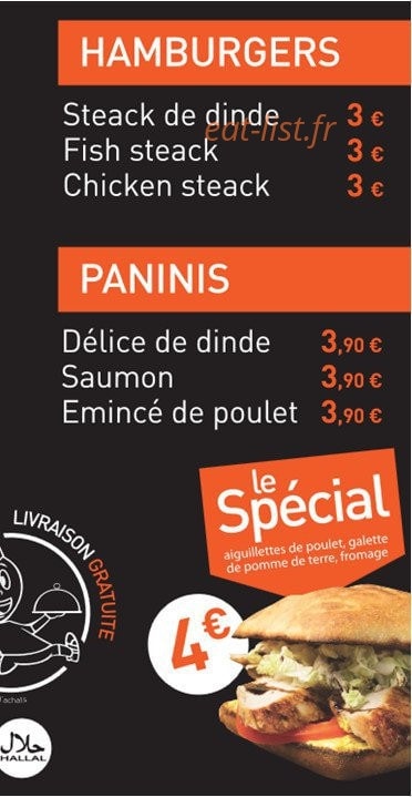 La Cuisine Express — carte page 3