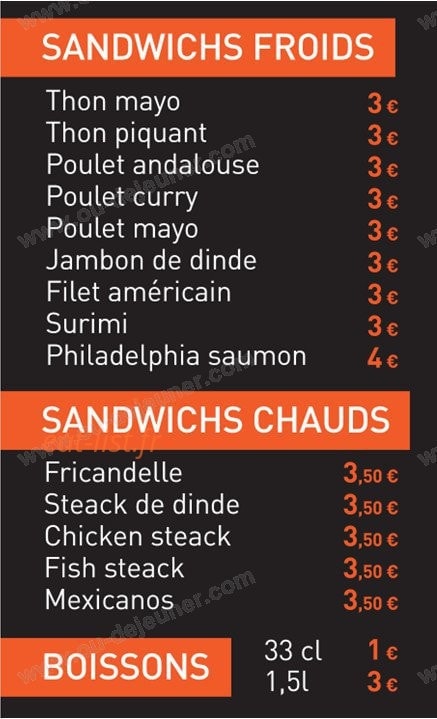 La Cuisine Express — carte page 2