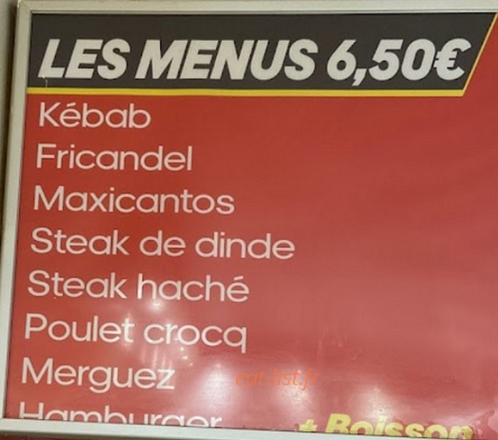 Le petite resto — carte page 3