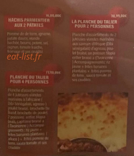 Le Talier De Didy's — carte page 4