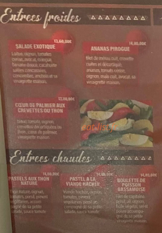 Le Talier De Didy's — carte page 1