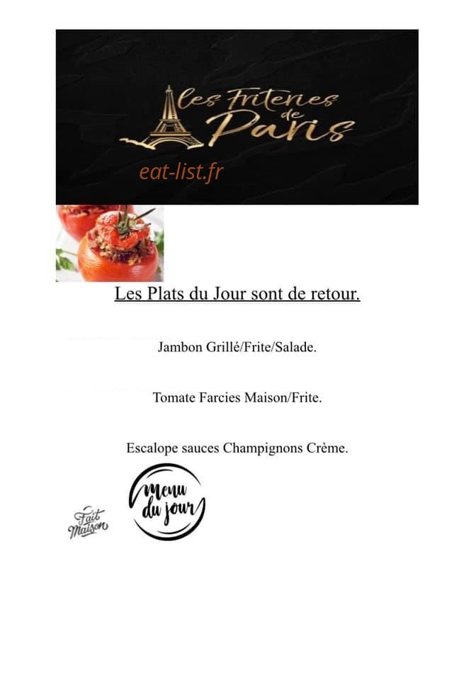 Les friteries de Paris — carte page 1