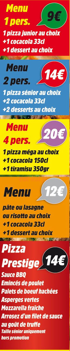 Vito Pizza — carte page 5