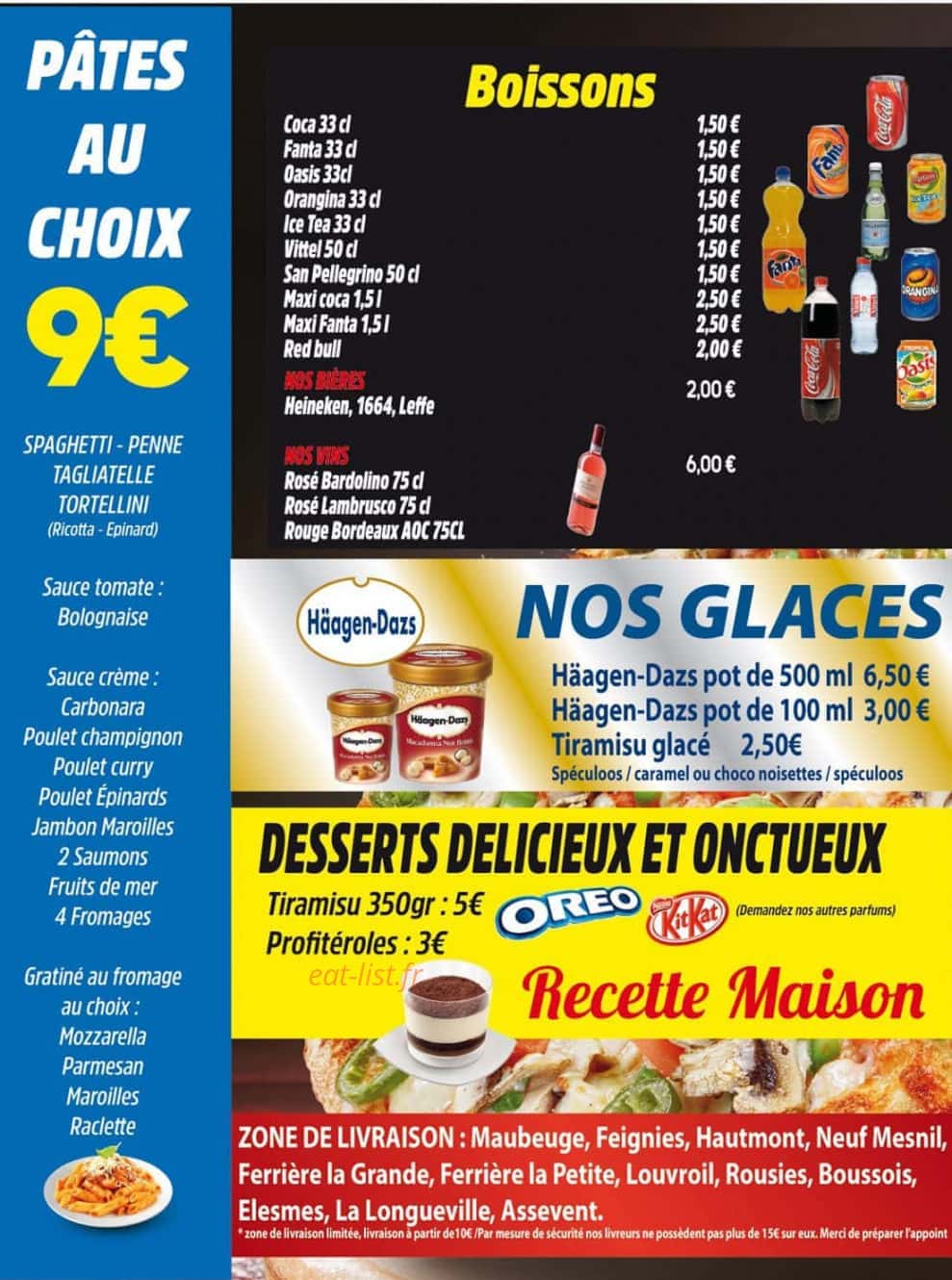 Vito Pizza — carte page 2
