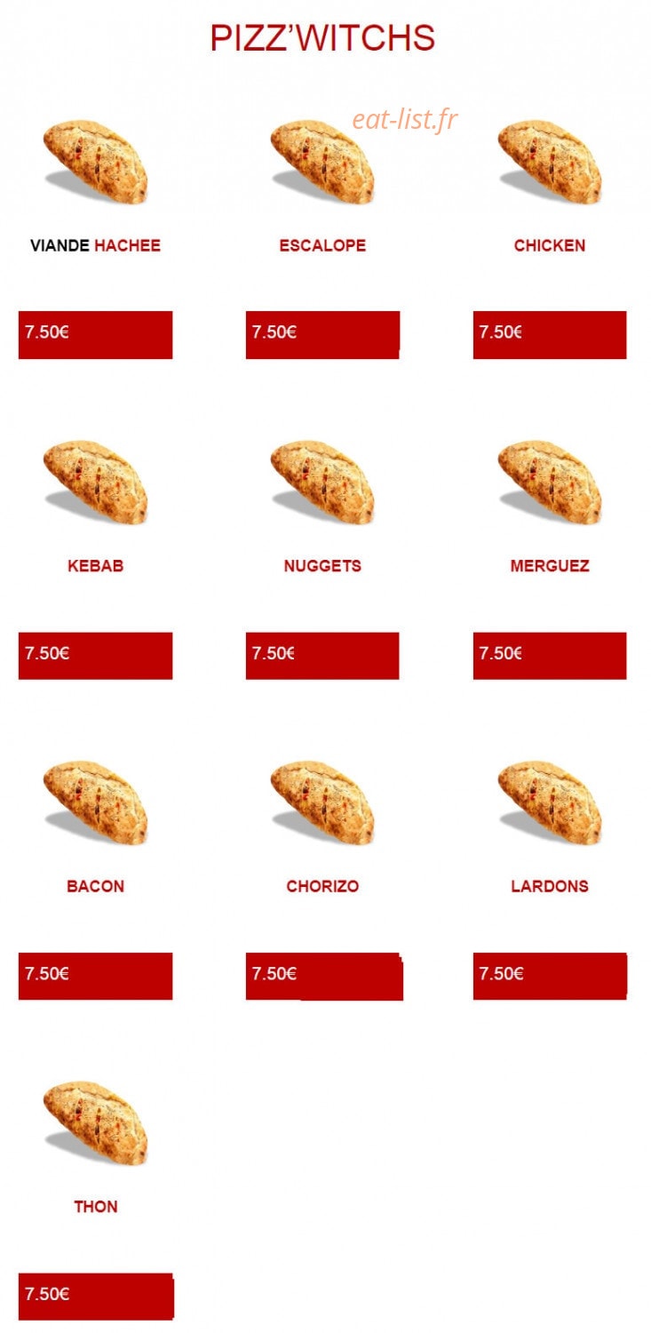 Bella food — carte page 11