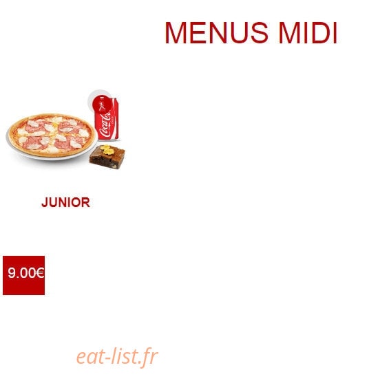 Bella food — carte page 17