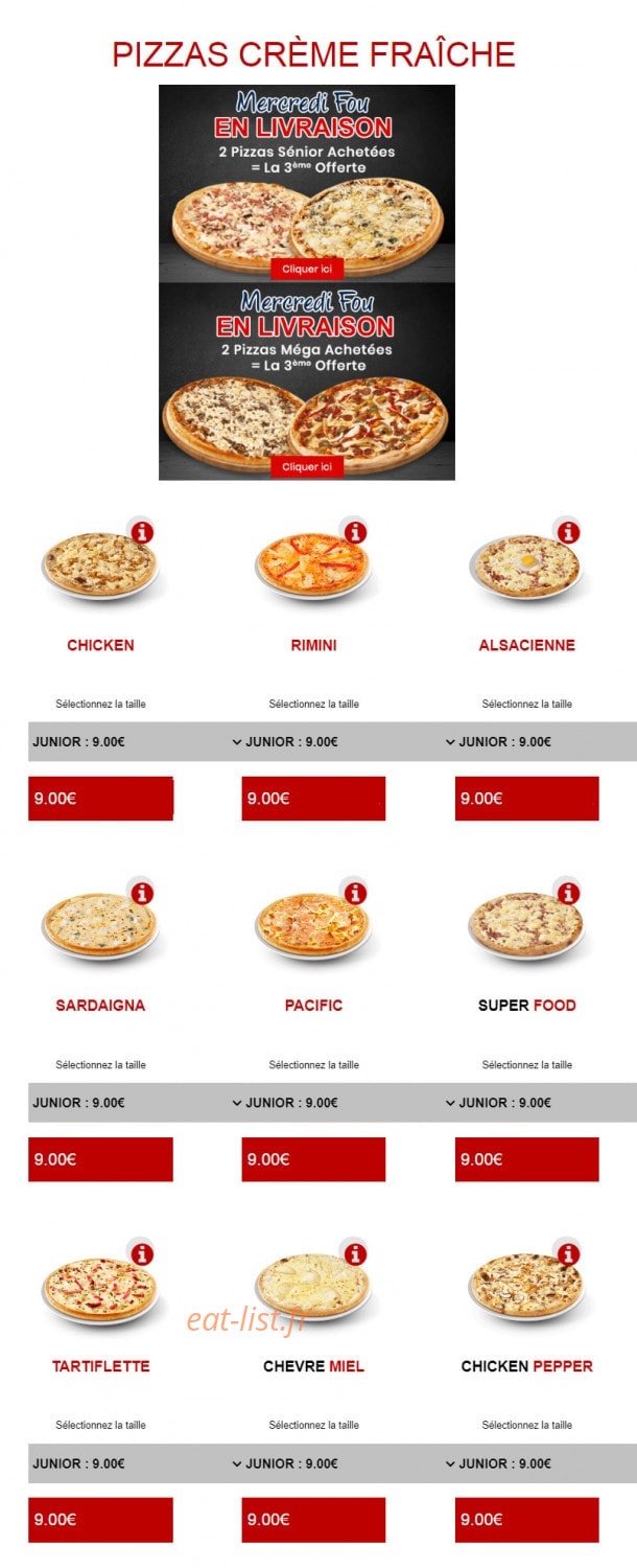 Bella food — carte page 4