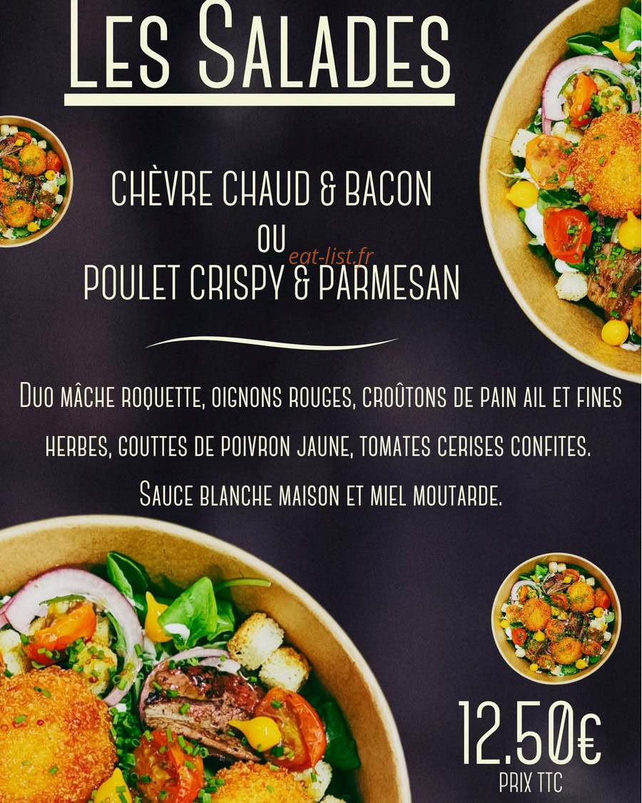 Hot Burger Factory — carte page 3