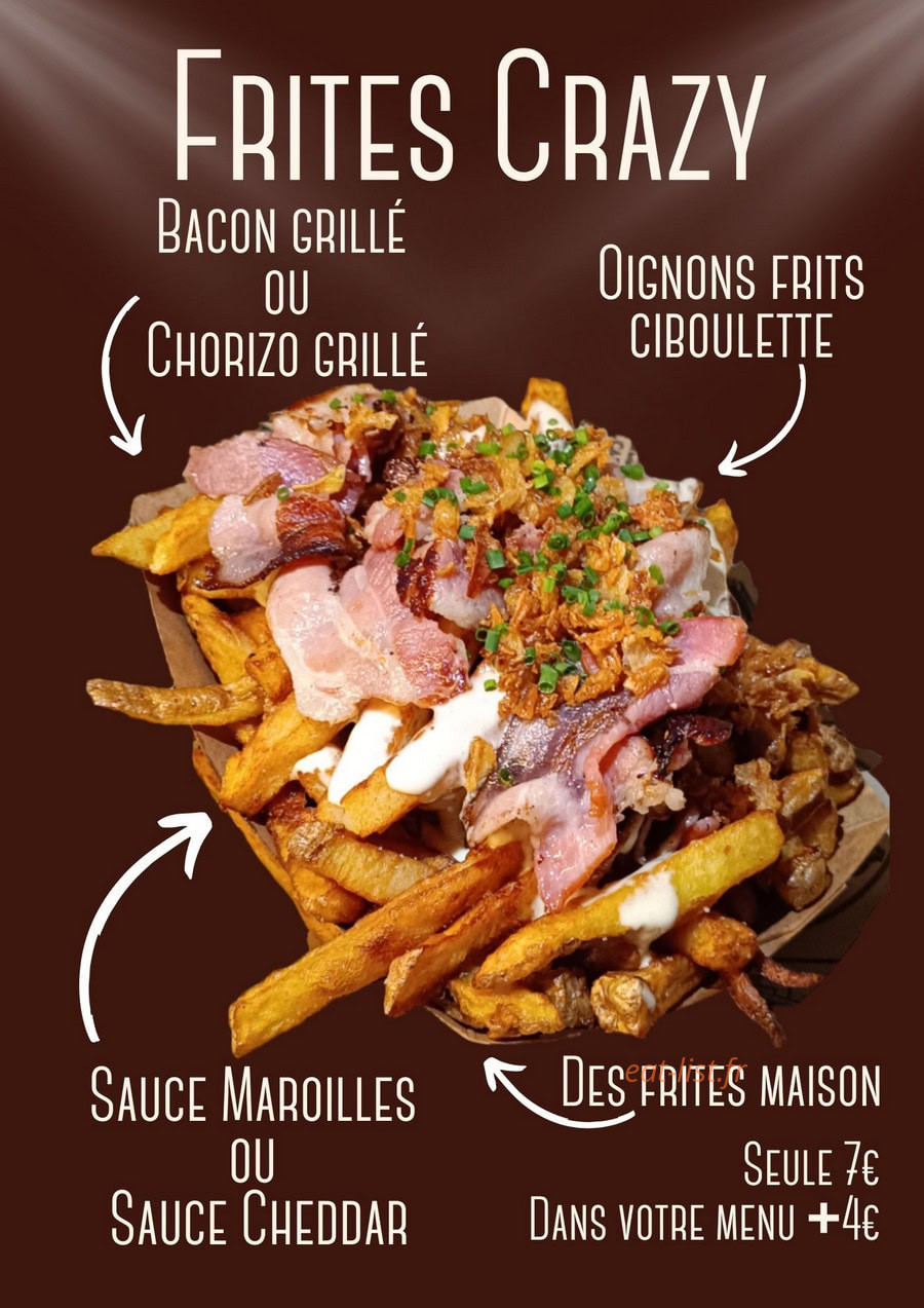 Hot Burger Factory — carte page 6