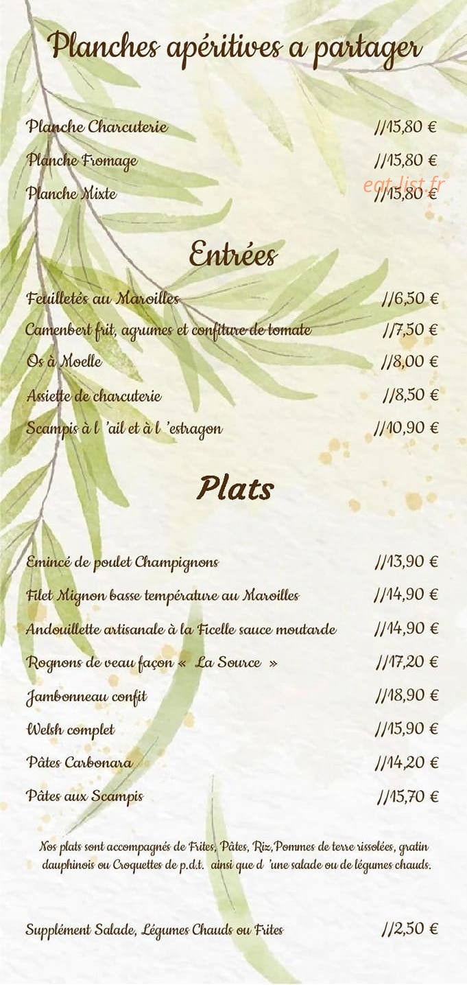 La Source — carte page 2