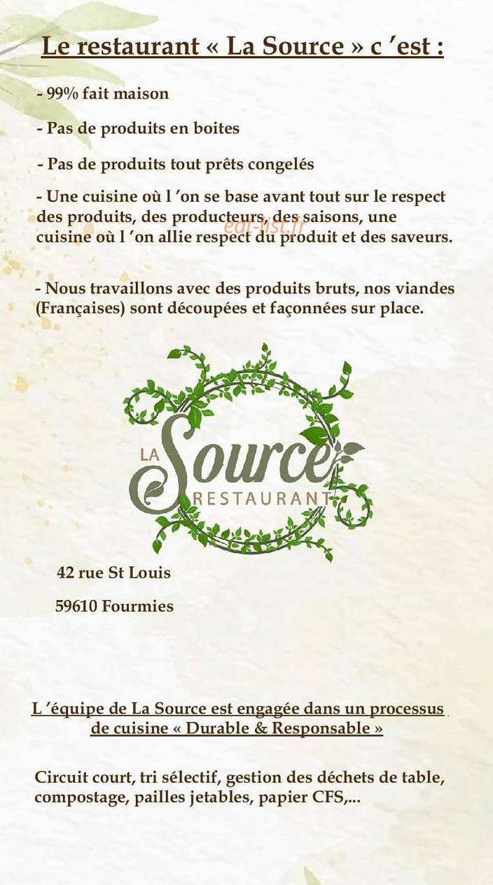 La Source — carte page 6