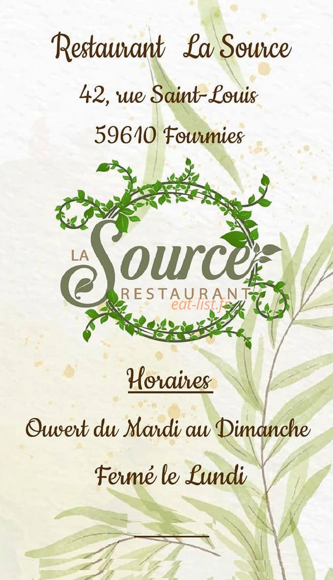 La Source — carte page 1