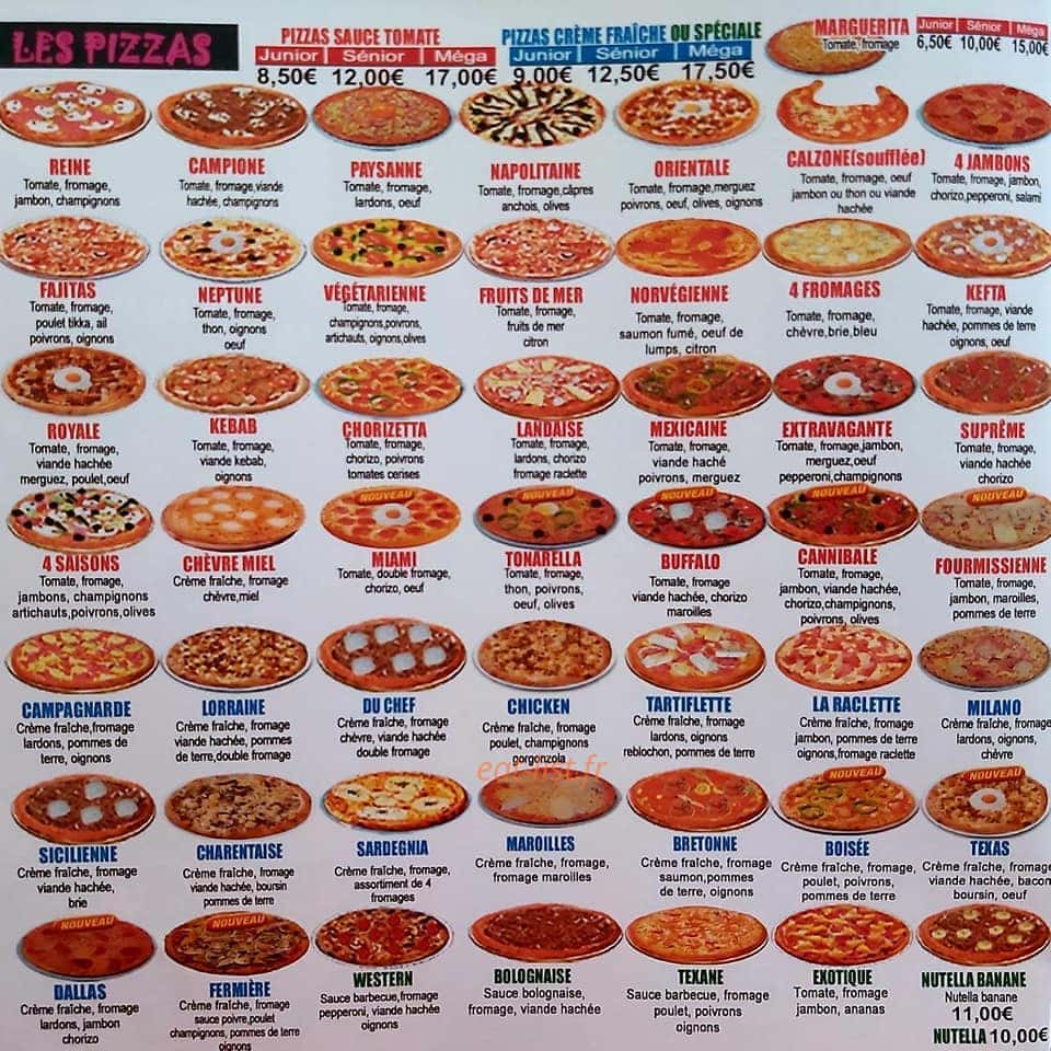 Pizza tacos food — carte page 2