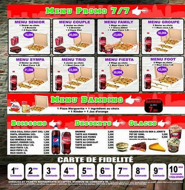 Bella food — carte page 4
