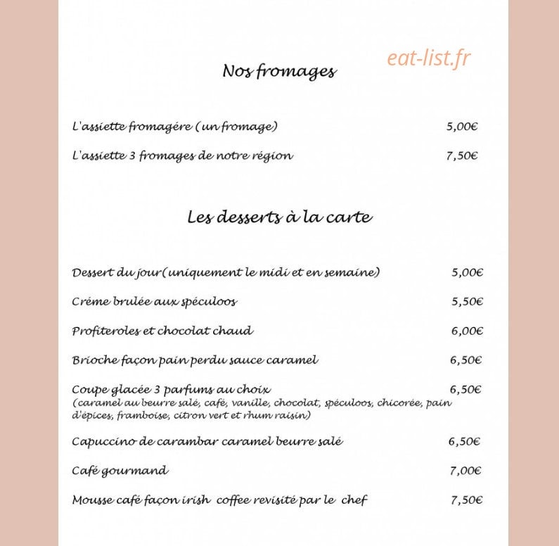 Au Clocher — carte page 3