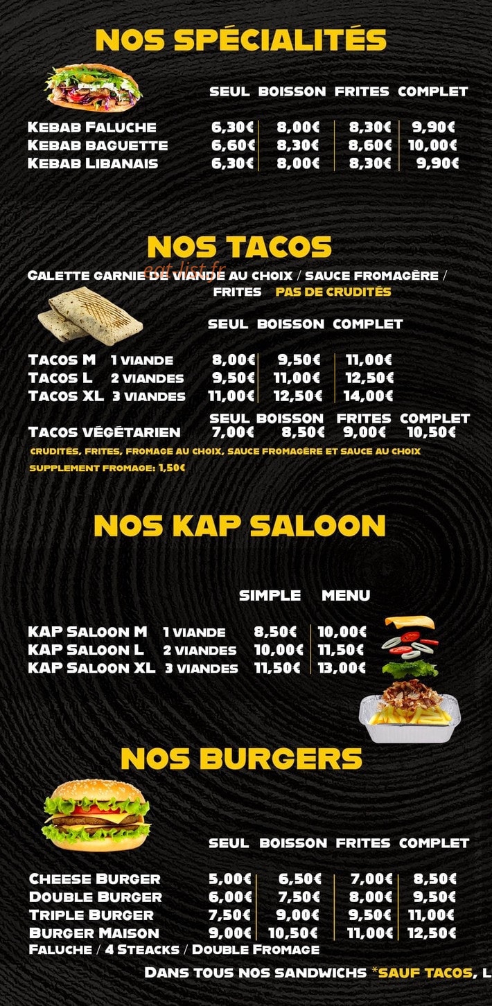 Okebab bbg — carte page 2