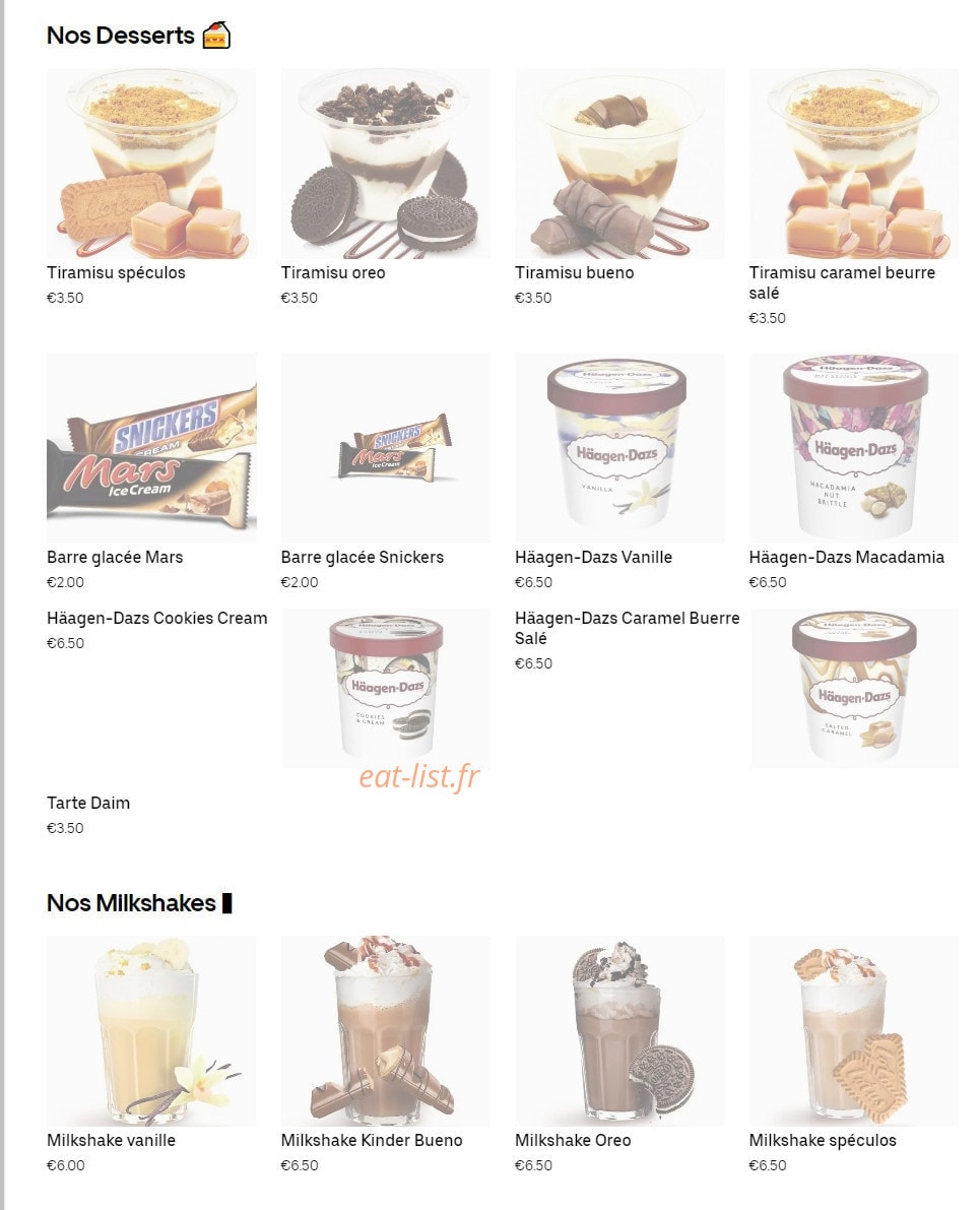 Grill Burger — carte page 6