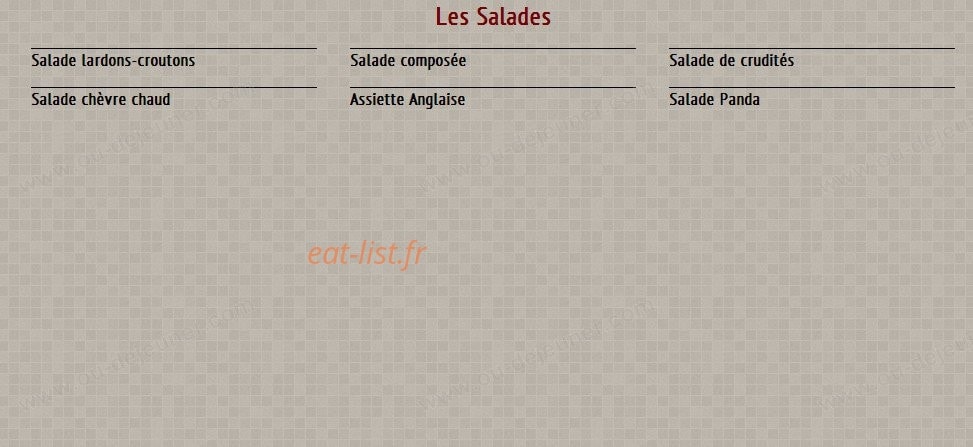 Le Panda — carte page 2