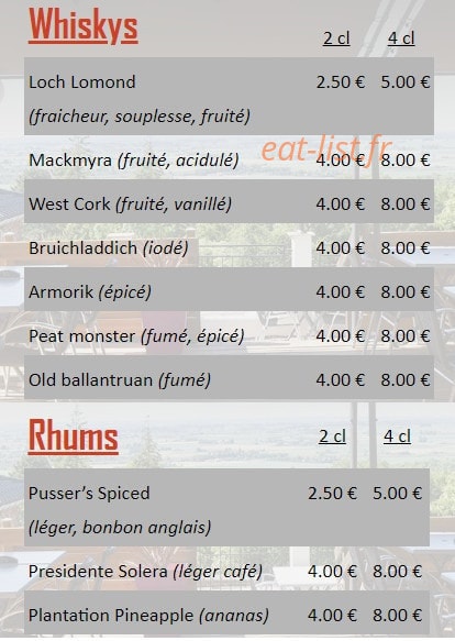 Le panoramic — carte page 4