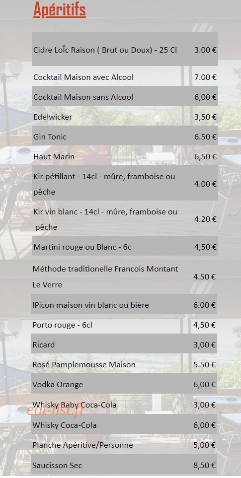 Le panoramic — carte page 3