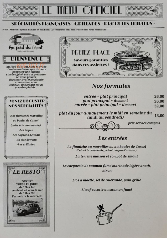 Au pied du Mont — carte page 1