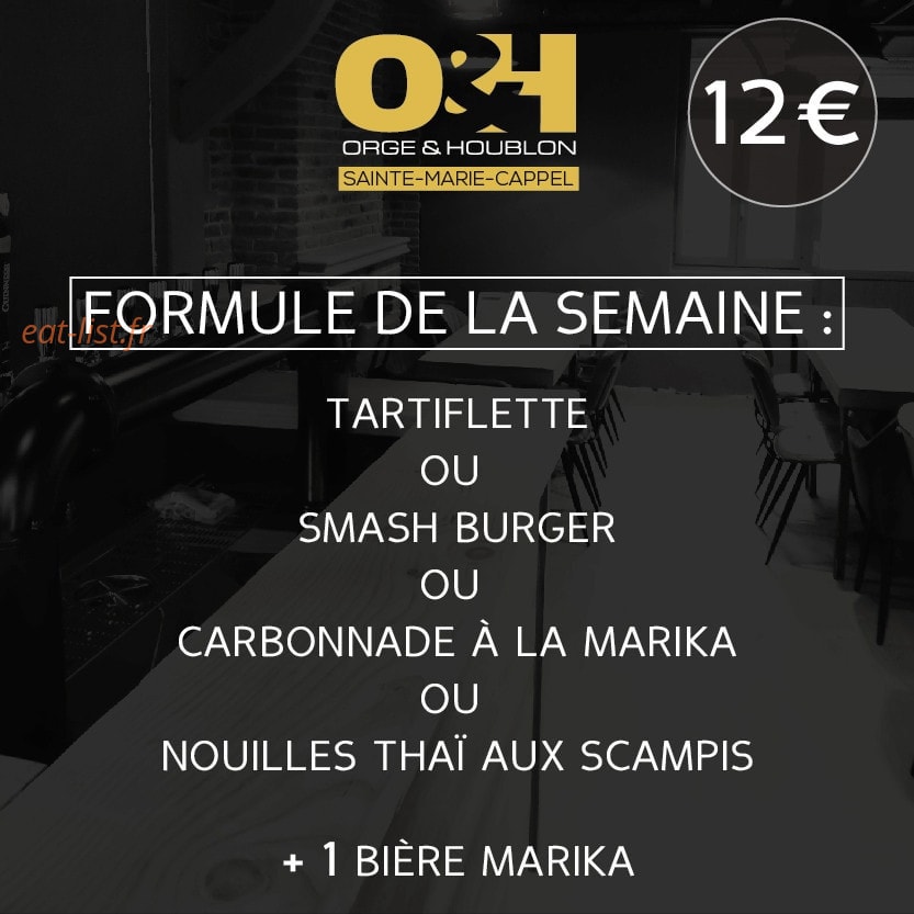 Orge Et Houblon — carte page 1